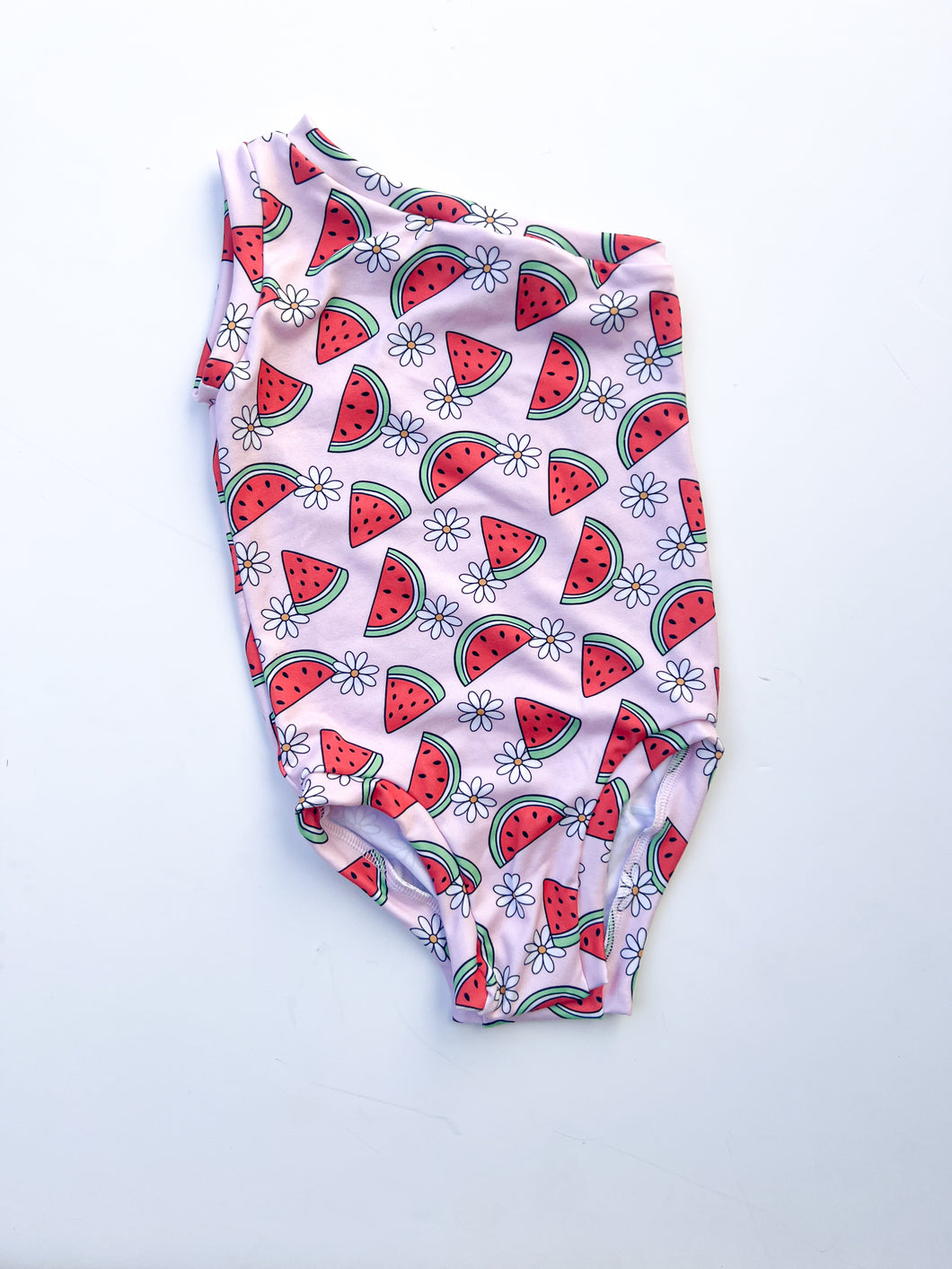 2t One Shoulder Watermelon Leotard