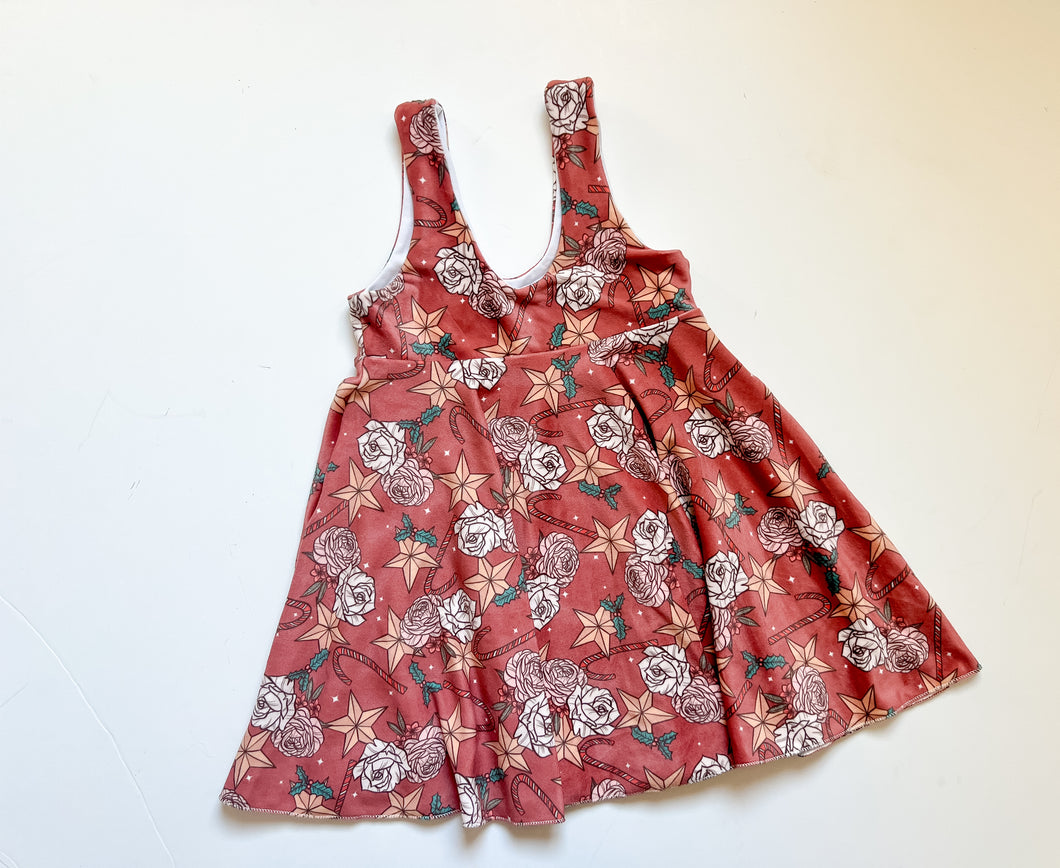 2t Velvet Pinafore Christmas Star