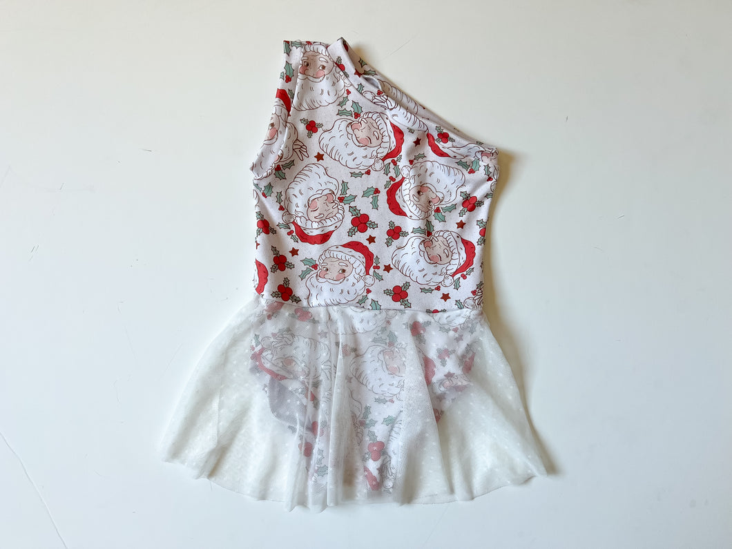 5t Vintage Santa One Shoulder Skirted Leo